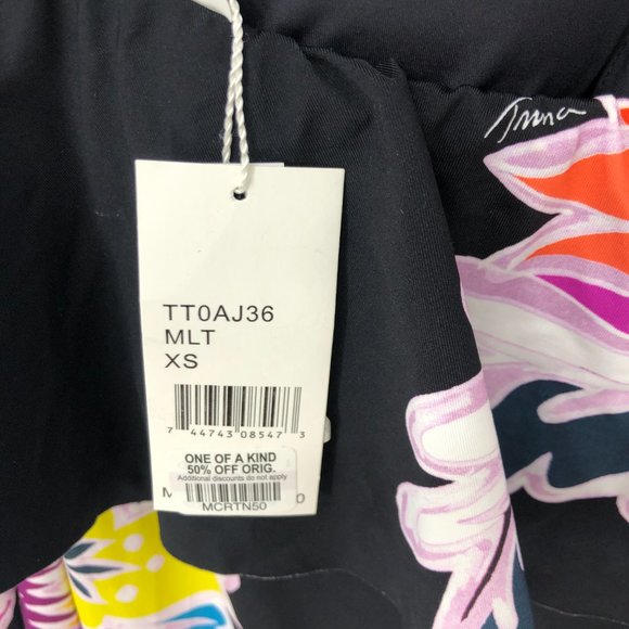 Trina Turk Floral Halter Swim Coverup Dress XS - Picture 11 of 12